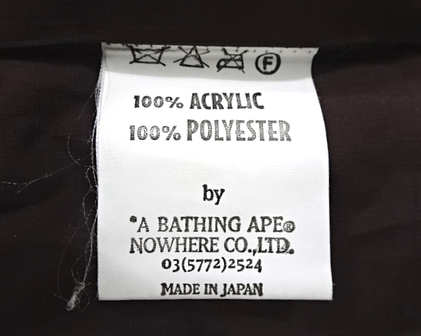 XS 青山限定【A BATHING APE ア ベイシング エイプ ファージャケット Bape パーカー ジャケット オールド レア フェイクファー NIGO】_画像8