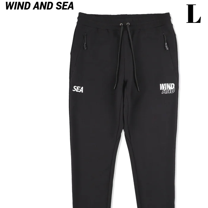 L 新品【WIND AND SEA WDS-ES TECH FLEECE JOGGER PANTS WDS-O-FAL-24-Q1-JER-03-BLACK ウィンダンシー テック フリース ジョガー パンツ】