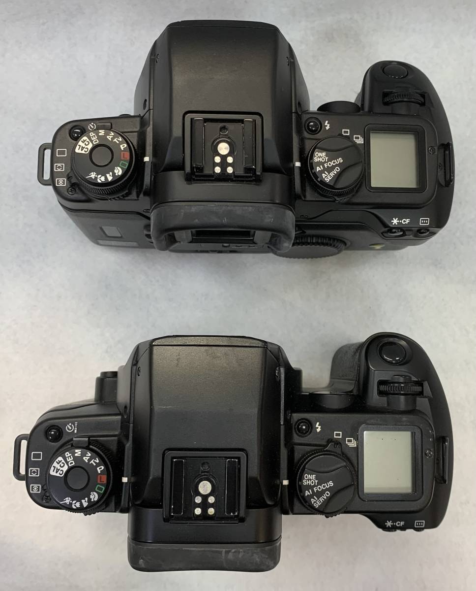 １円〜Canon キャノン EOS55 2台 まとめ売り 一眼レフカメラ フィルムカメラ ブラックボディ_画像4