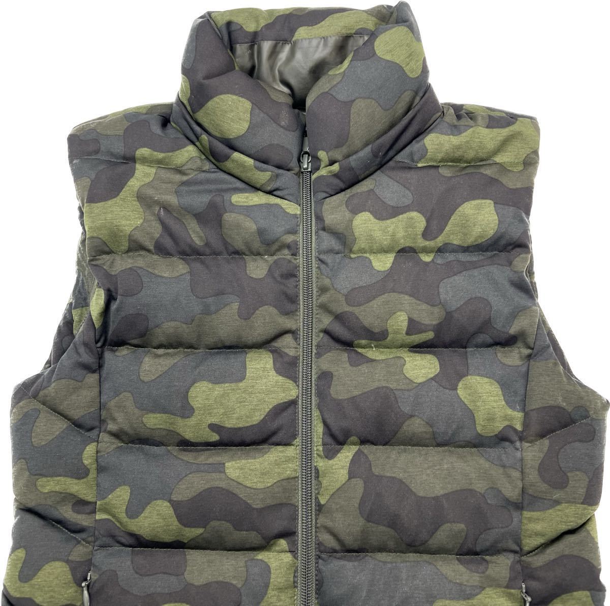 UNIQLO * popular down vest camouflage camouflage lady's S autumn winter put on turning eminent * outdoor camp adult casual standard Uniqlo #BG216