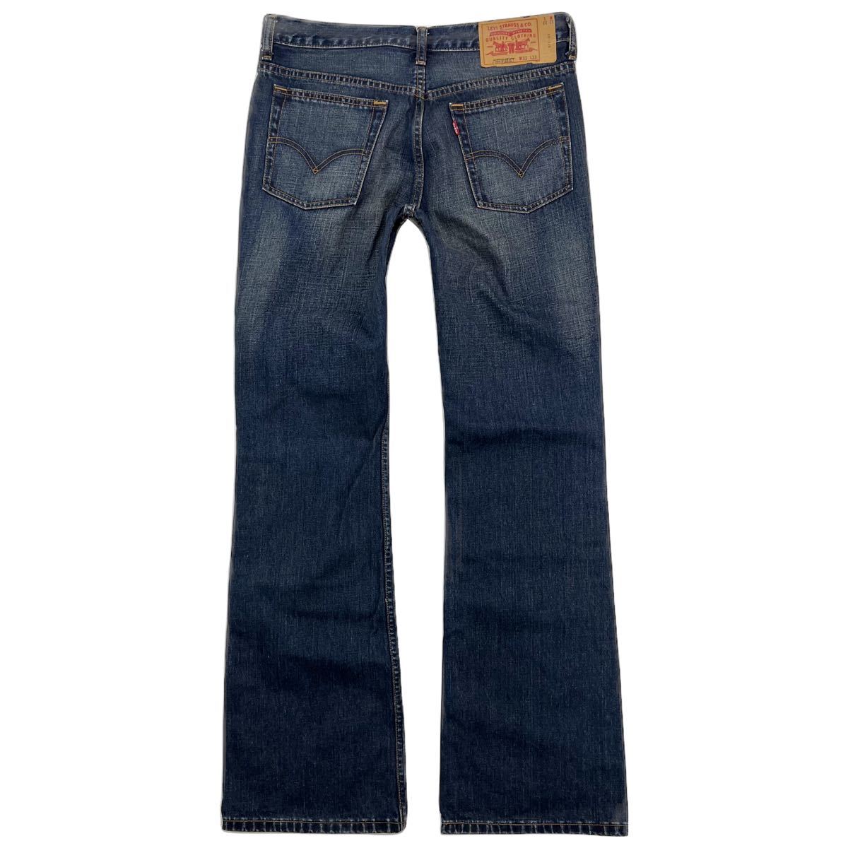 Levi's ☆ 517-03 足長シルエット◎ デニムパンツ ブーツカット ジーンズ インディゴ W32 アメカジ ストリート 古着 リーバイス■Ja6825_画像4