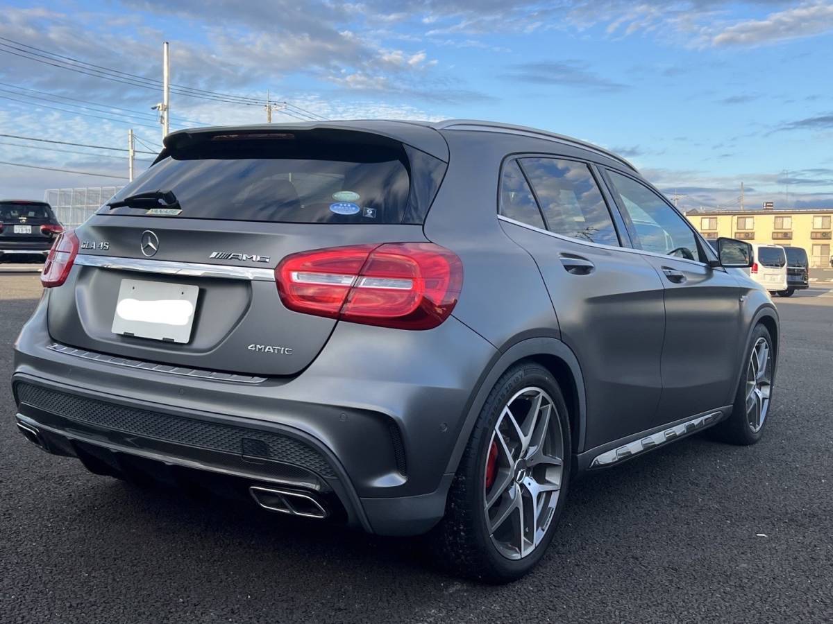 メルセデス・ベンツ GLA45 AMG 4WD ハッチバック 屋内保管車 希少カラー 売り切り スタッドレスタイヤ付き_キーでもトランク開閉可能です。