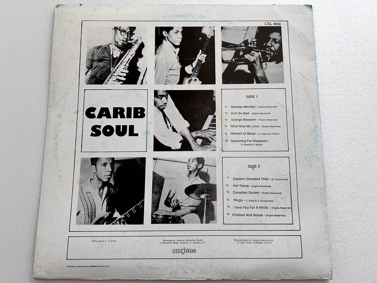 THE SOUL BROS.＜LP＞ CARIB SOUL｜COXSONE｜激レア音源 RINGO 収録盤 _画像3