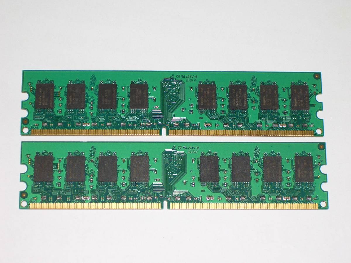◆TECMIYO製 PC2-6400 (DDR2-800) 4GB（2GB×2枚組）完動品 即決！★送料120円！_画像3