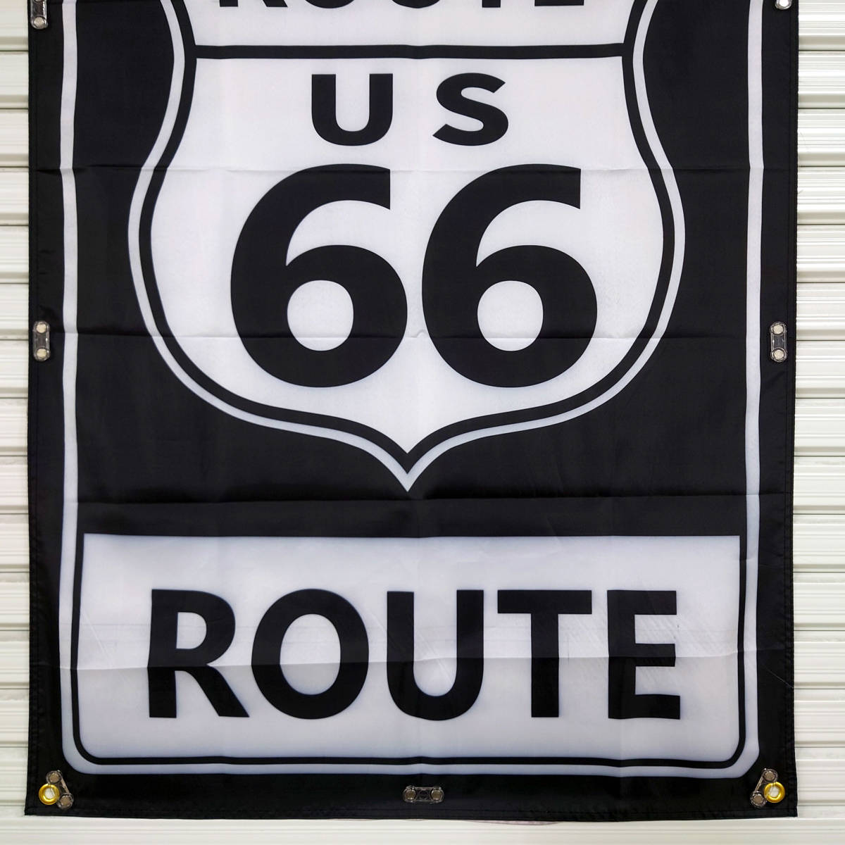 ルート66 フラッグ P325 ■両面印刷 ROUTE66 ハーレーダビッドソン アメリカン雑貨BIKE 世田谷ベース 看板 旗 バナー ガレージ装飾ポスター_画像7