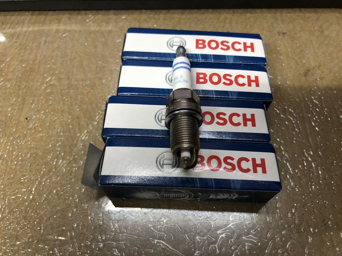 BMW用 BOSCH ボッシュ ダブルプラチナプラグ 4本セット 新品未使用品 純正品番FR7KPP332 E87 E46 E9# E6# 送料込☆_画像1