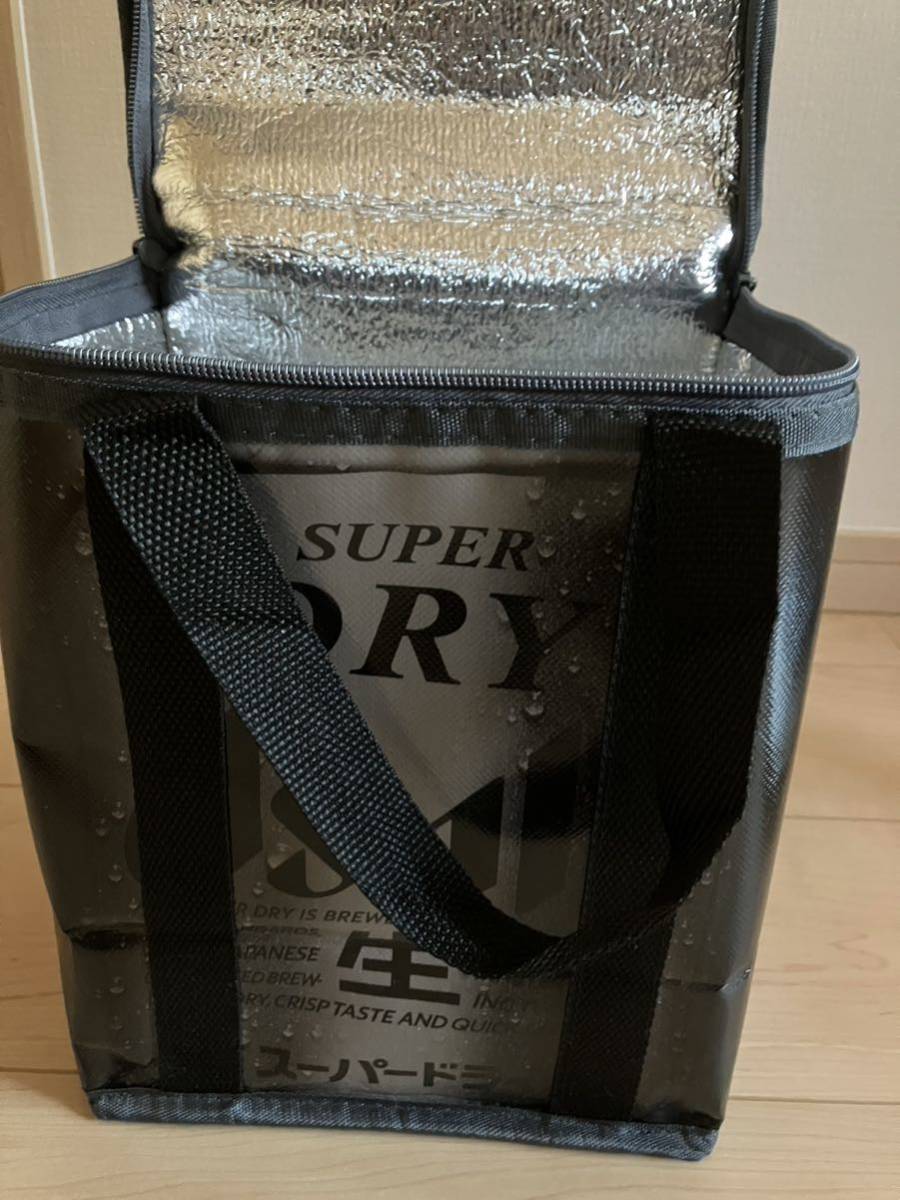 アサヒ スーパードライ オリジナル 保冷バッグ 黒 350ｍｌ×12缶用 新品 未使用 非売品 ノベルティグッツの画像5