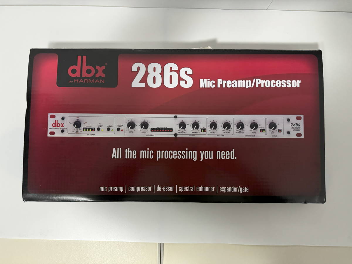 dbx 286s ( ディービーエックス) マイクプリアンプ/コンプ