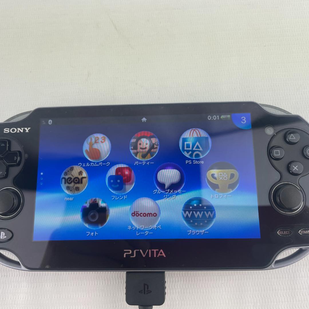 予約販売品】 【極美品】PS Vita ブラック PCH1100 PS Vita本体