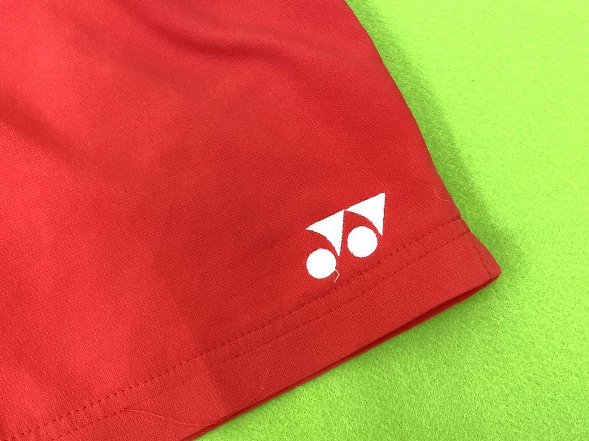 48* prompt decision * Yonex * shorts * size SS(UNI man and woman use size standard )* red *be leak -ru* used *YONEX* badminton * tennis *