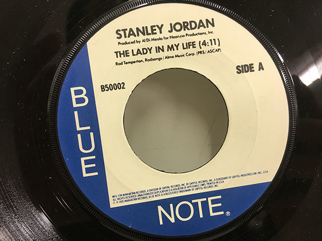 ★即決 Stanley Jordan / Lady in My Life - New Love 7インチ_画像1