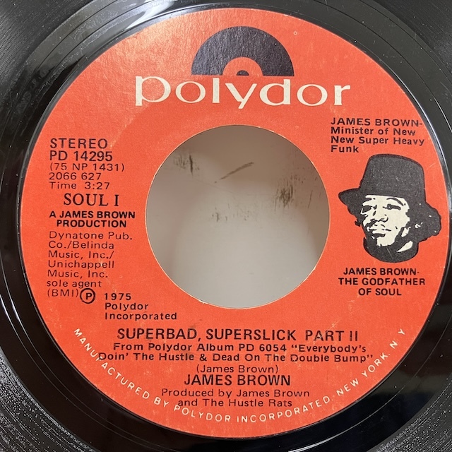 ★即決 SOUL James Brown / Superbad, Superslick PD14295 d2164 米オリジナル、2曲入り7インチ ジェームス・ブラウン の画像2