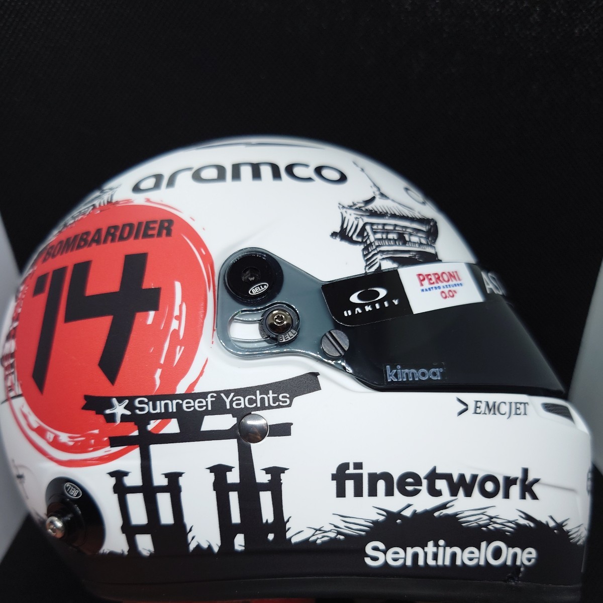 国内未発売】1/2 ヘルメット アストンマーチンF1 F.アロンソ 国内未発売】1/2 ヘルメット アストンマーチンF1 F.アロンソ