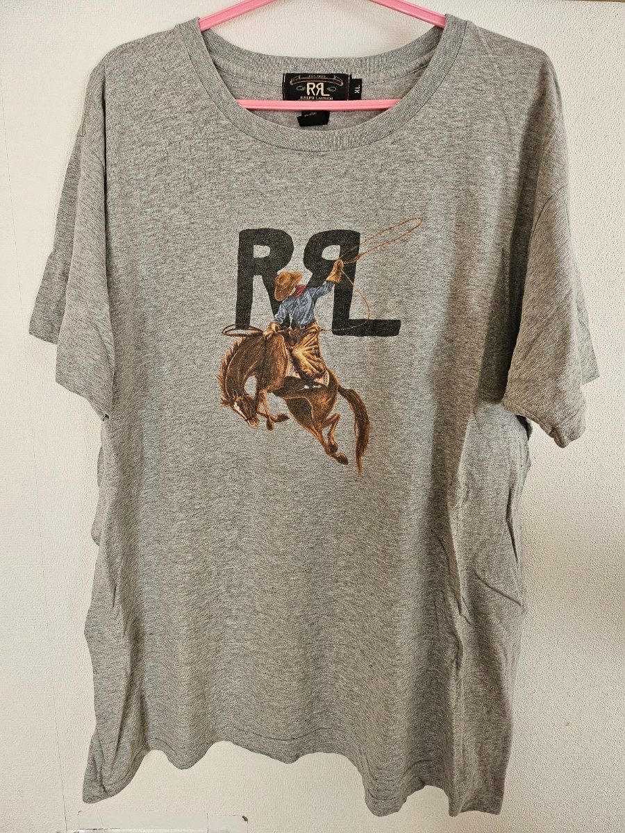 RRL ダブルアールエル 90s 三ツ星タグ 半袖Tシャツ_画像4