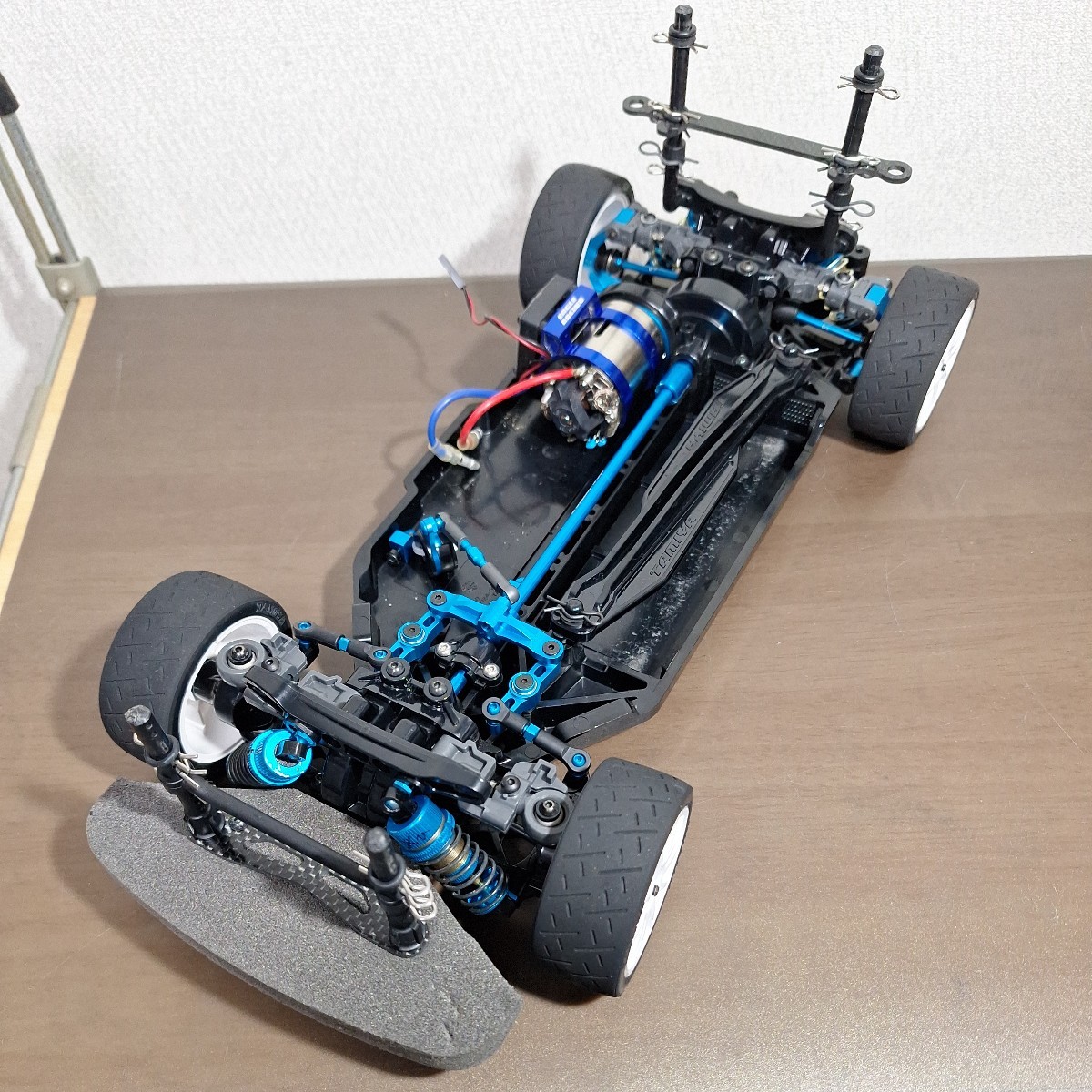 タミヤ　1/10 tt02 レーシングカー、フルベア、オプション多数　中古_画像1