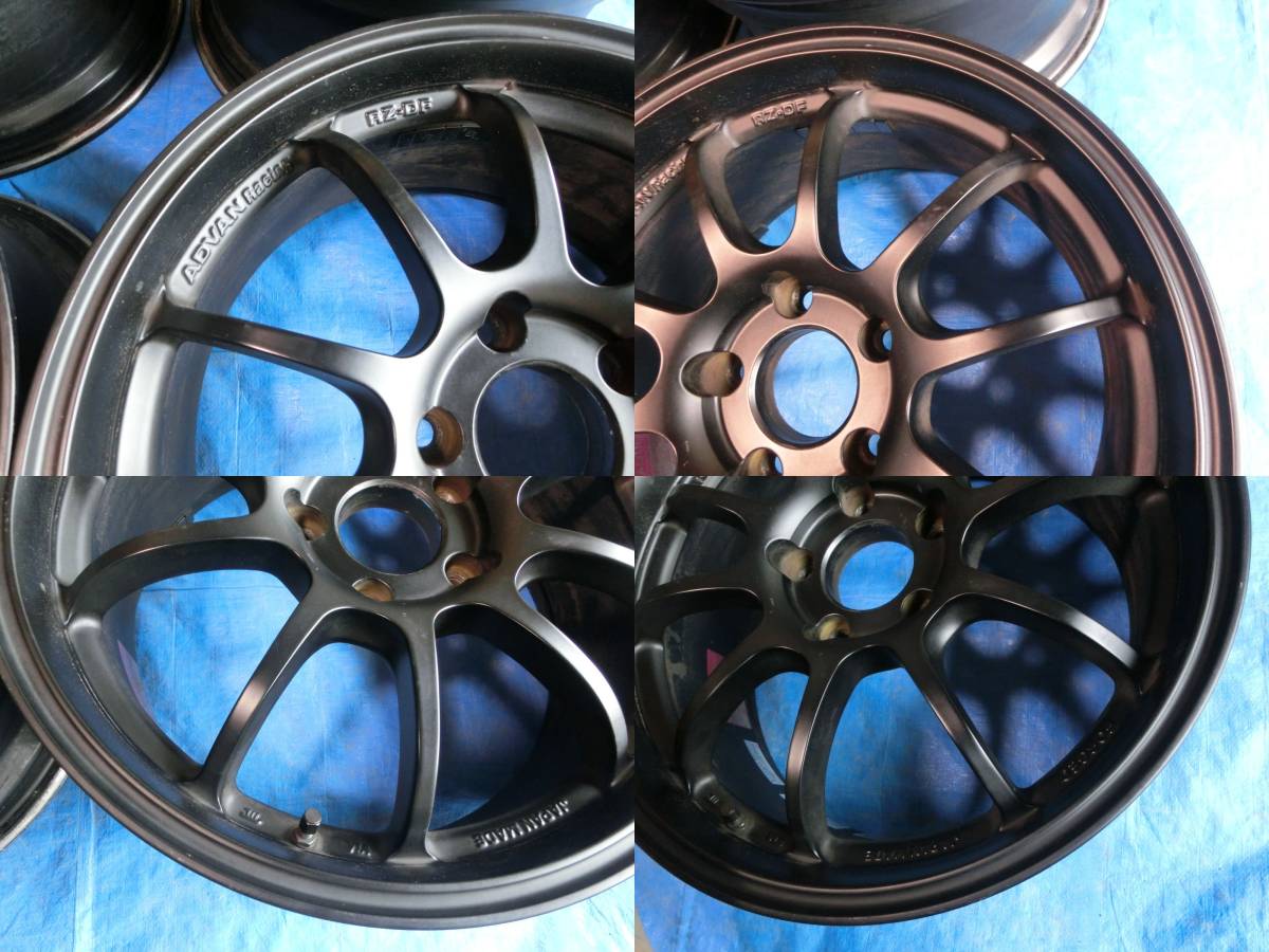 YOKOHAMA ヨコハマ ADVAN アドバン RZ-DF 鍛造 ホイール 18インチ 8J +45 9J +50 PCD120 5穴 4本 マットブラック BMW F20 F22 等に_画像3