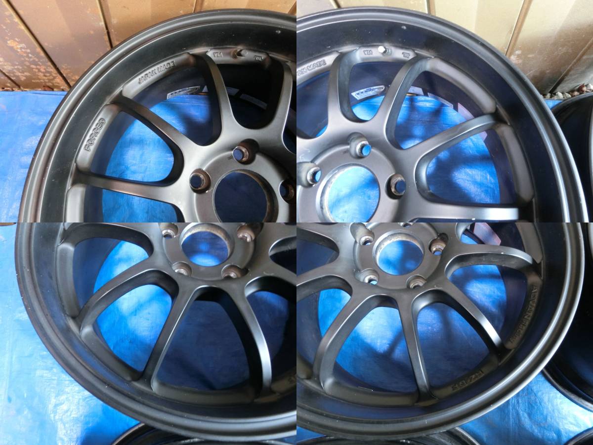 YOKOHAMA ヨコハマ ADVAN アドバン RZ-DF 鍛造 ホイール 18インチ 8J +45 9J +50 PCD120 5穴 4本 マットブラック BMW F20 F22 等に_画像4