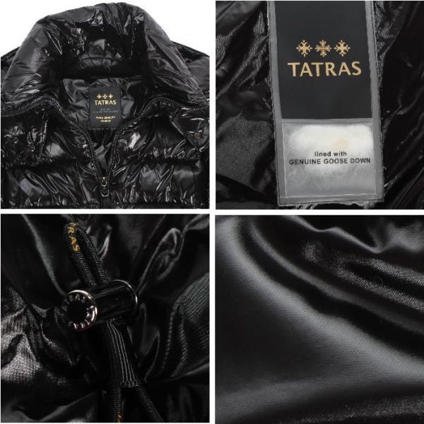 【CU】TATRAS　タトラス　ダウンコート　BABILA　バビラ LTAT23A4693-D　BLACKブラック/01　ジャケット　レディース　【新品】サイズ＃4_画像3