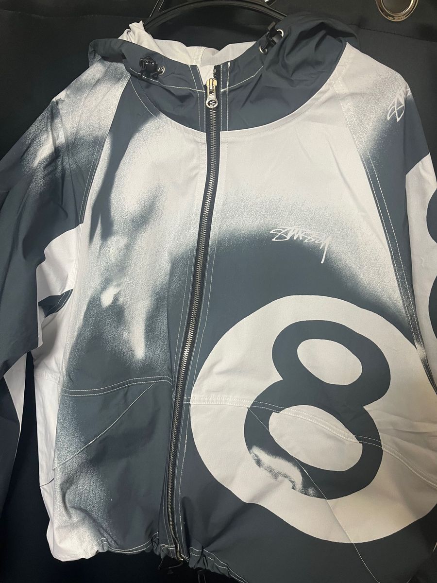 STUSSY 8 BALL BEACH SHELL ジャケット パーカー ナイロン ナイロン