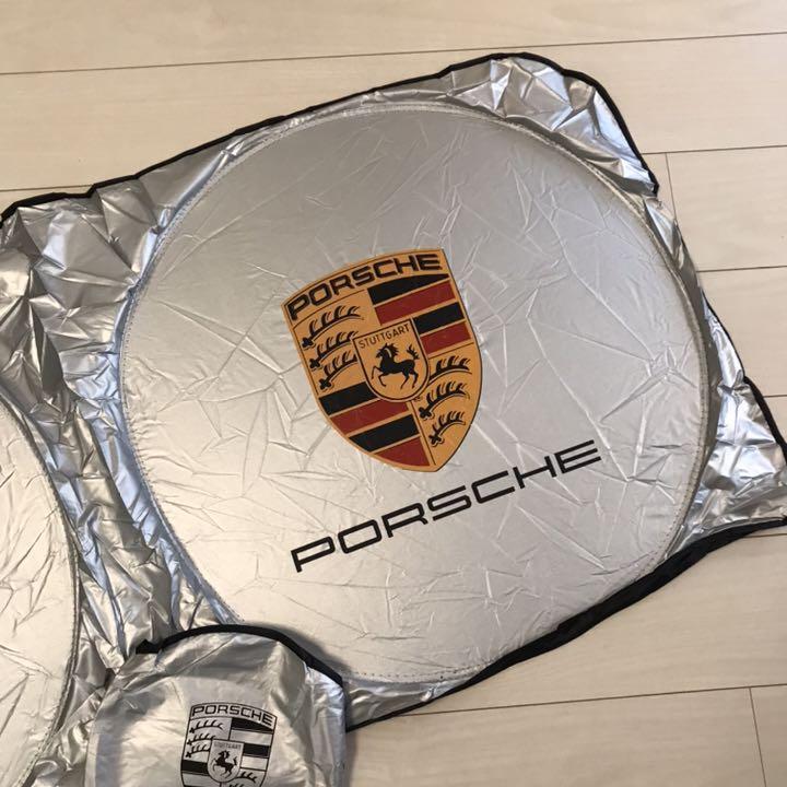 porsche オリジナルサンシェード新品未使用 シルバー _画像2