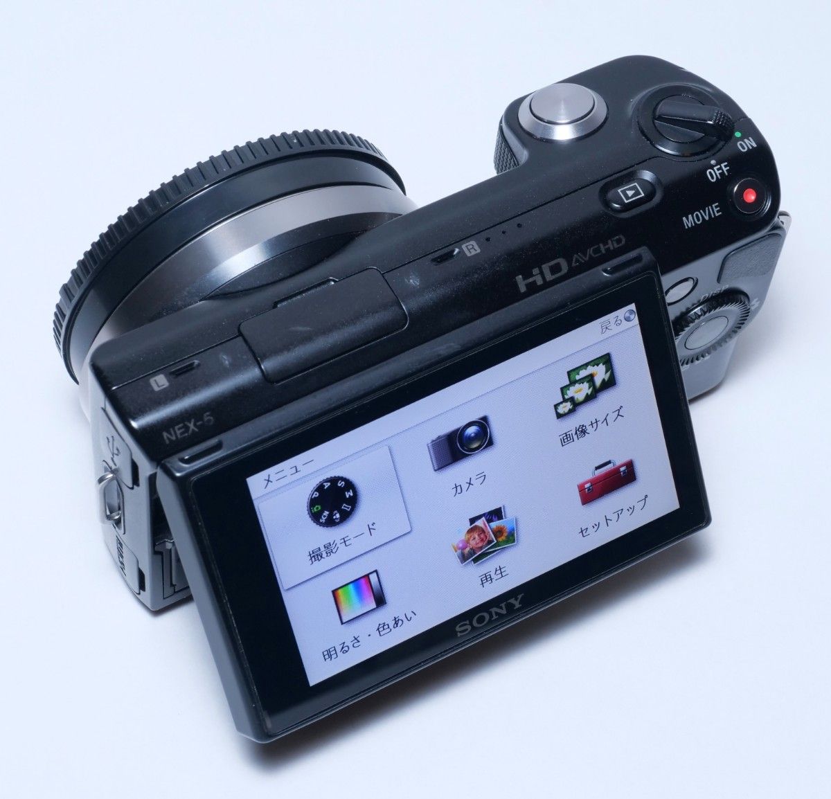 SONY α NEX-5 ボディ ブラック ソニー シャッター数約5400回 SONY α NEX-5 ボディ ブラック ソニー シャッター数約5400回