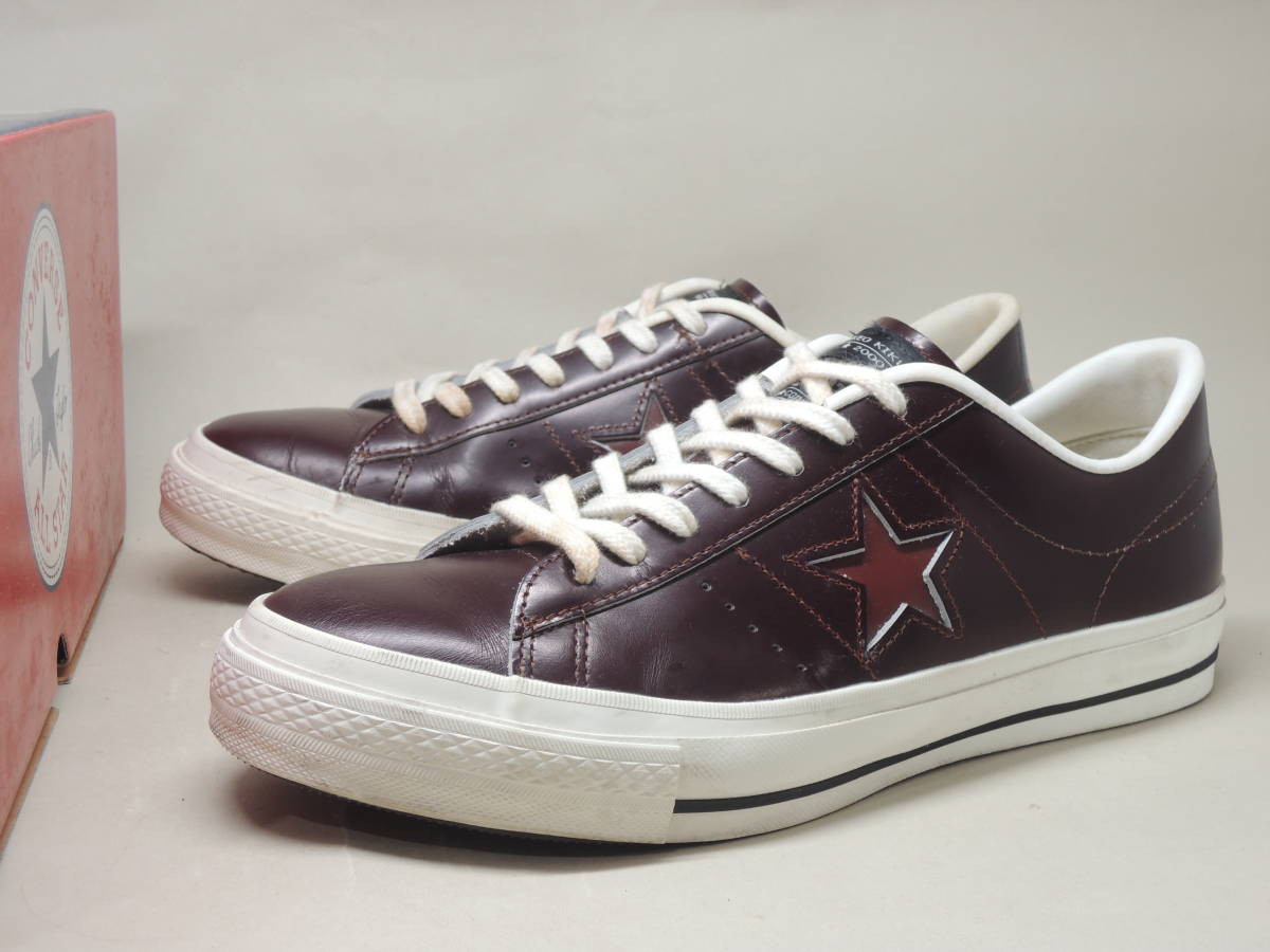 【通販 人気】 希少!限定! 旧タグ 日本製 CONVERSE ONE STAR TK2000 茶 27cm / コンバース ワンスター