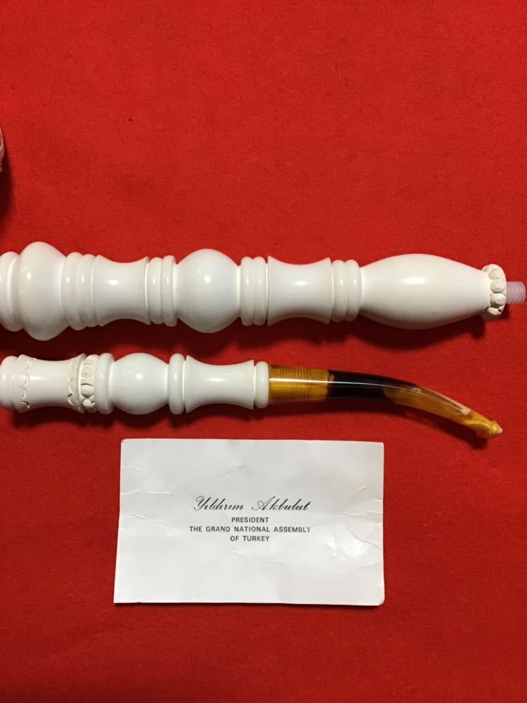 ヤフオク 未使用 保管品 メシャム 海泡石 ロングサイズパ