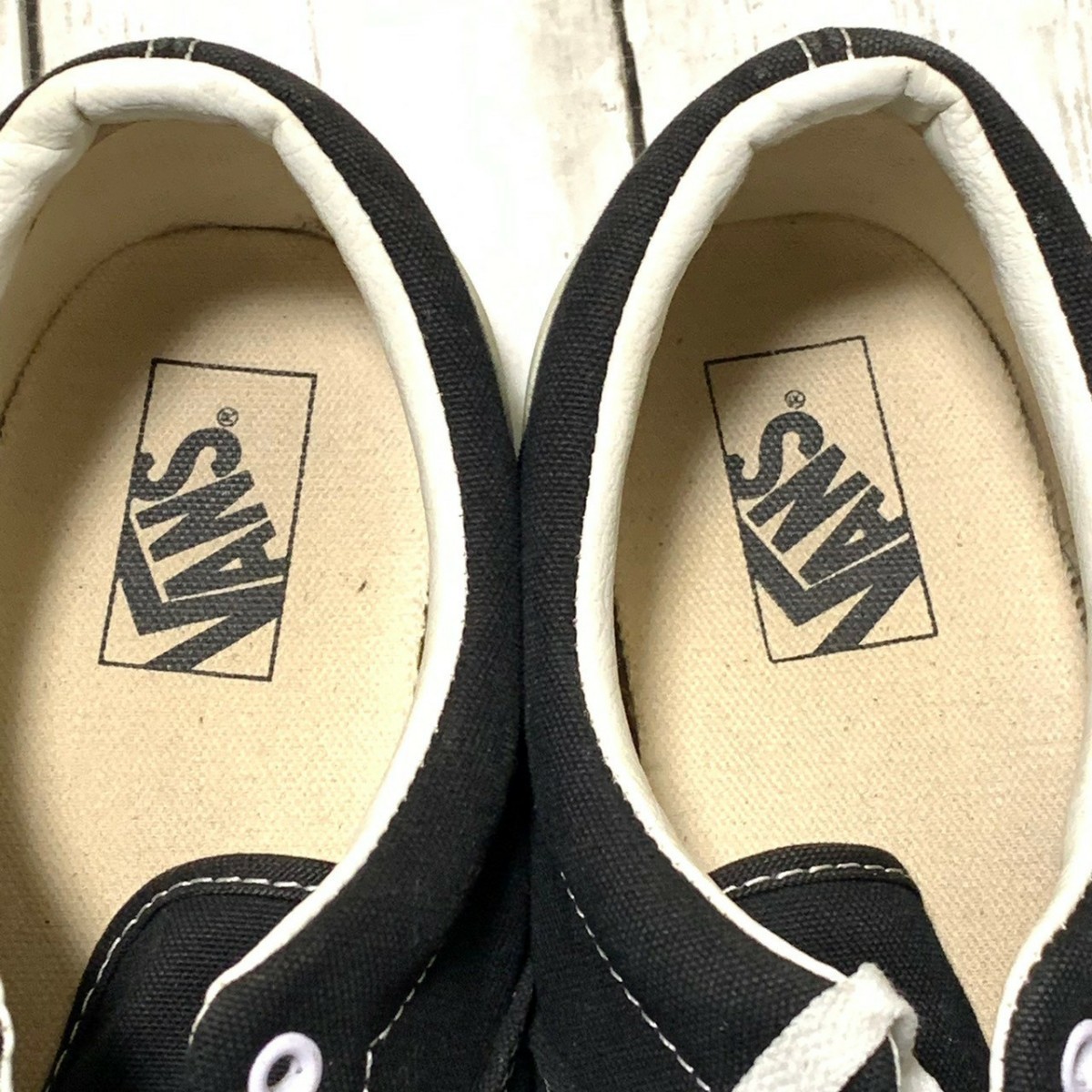 R5081bE VANS バンズ スニーカー ブラック サイズ27cm メンズ ERA エラ ヴァンズ スケボー スケーター 黒 ローカット シューズ 靴 V95CLA_画像5