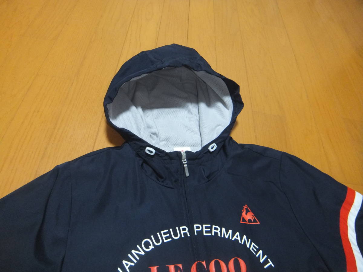 ルコック　le coq sportif 秋冬のゴルフに最適＊レディース・裏起毛ジップアップパーカー ブルゾン ジャケット／L_画像5