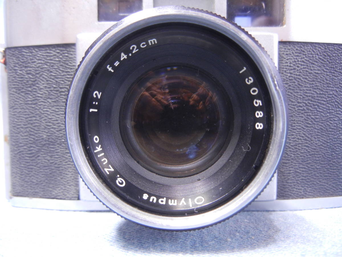 OLYMPUS オリンパス 35-S　レンジファインダー　フィルムカメラ：レンズG　Zuiko　1：2　f=4.2cm　シャター作動_画像3