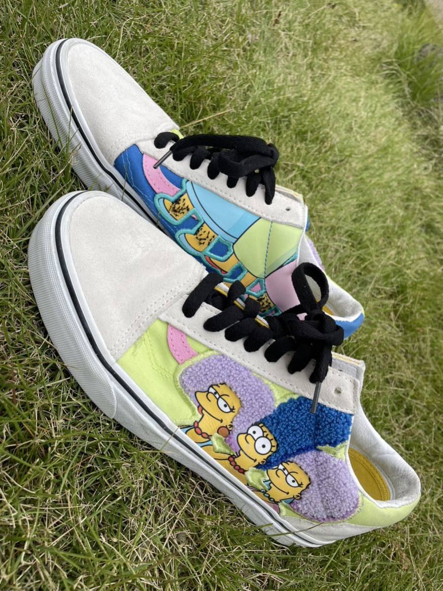 VANS バンズ　THE Simpsons/シンプソンコラボ スニーカー　ローカット　OLD SKOOL 27cm_画像1