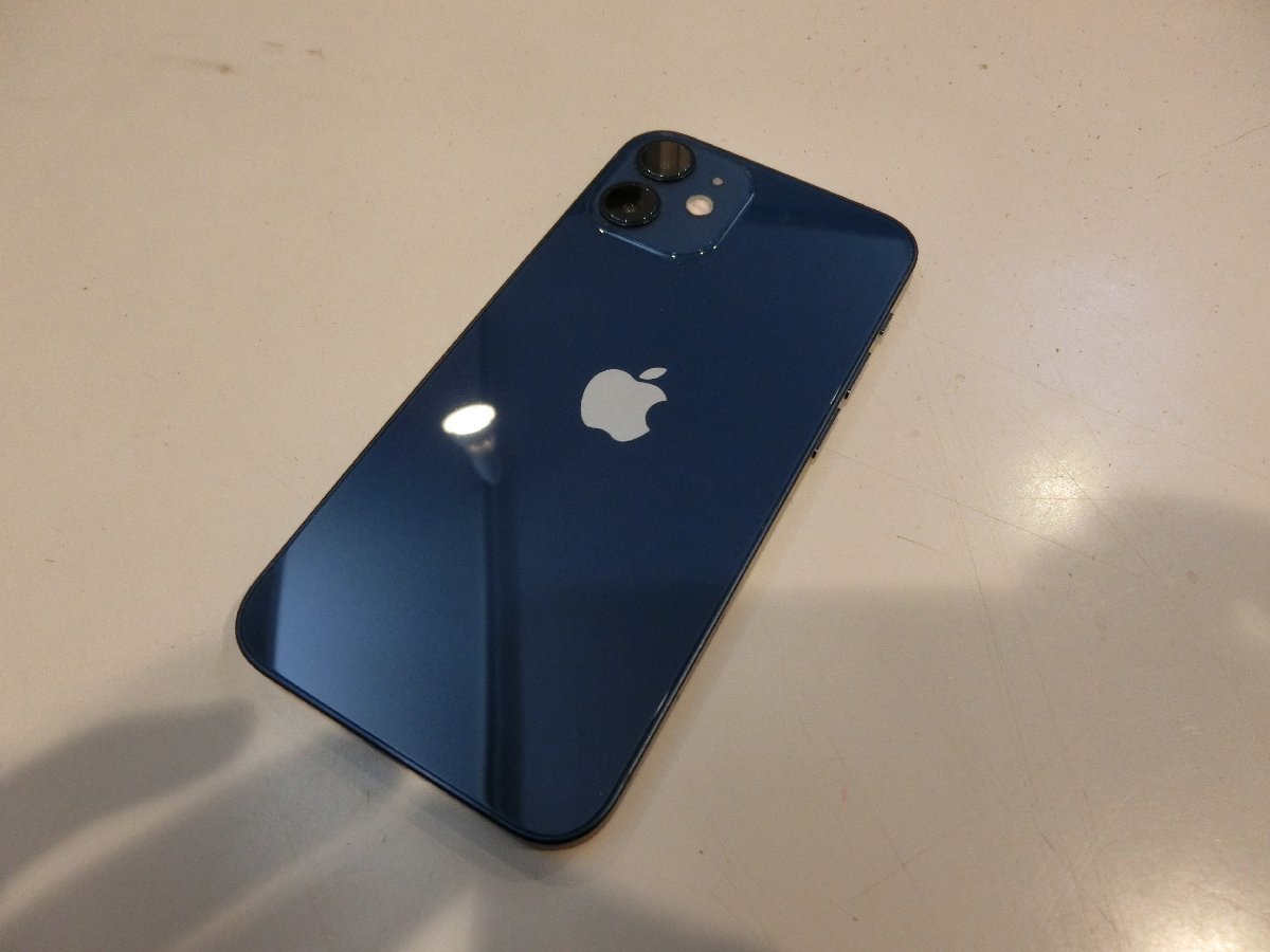 SIMフリー☆Apple iPhone12 mini 64GB ブルー超美品本体のみ☆-iPhone