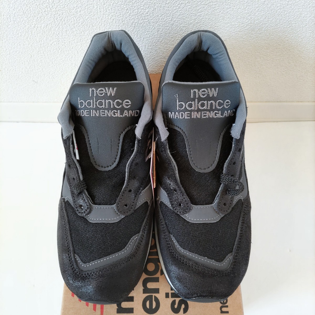 26.5㎝ ハリスツイード 海外限定 M1500DJ 新品 New Balance ニューバランス イギリス UK製 ブラック 黒 M991 M576 レア 日本未発売 M991DJ_画像8