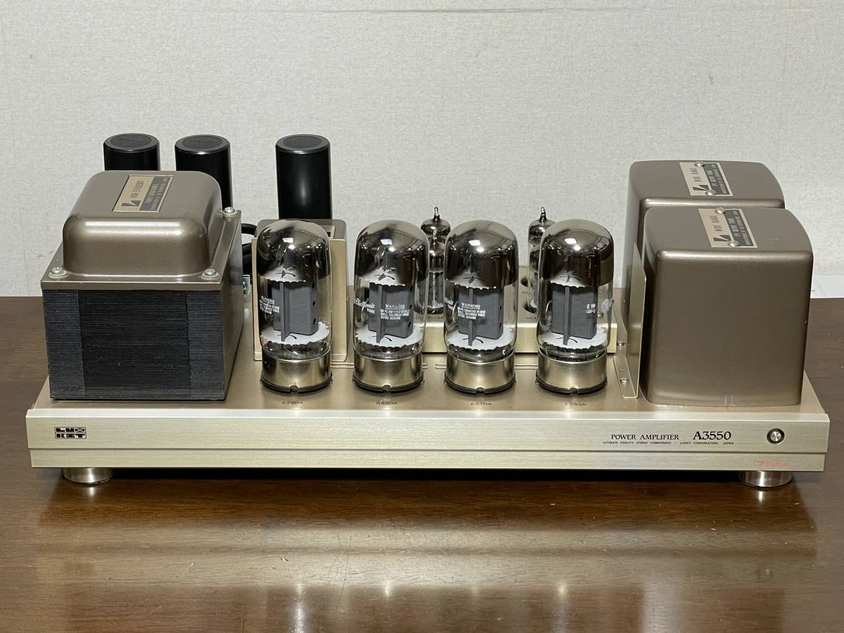 LUXKIT / LUXMAN A3550(メーカー組立品)真空管ステレオパワーアンプ ラックスキット ラックスマン_画像4