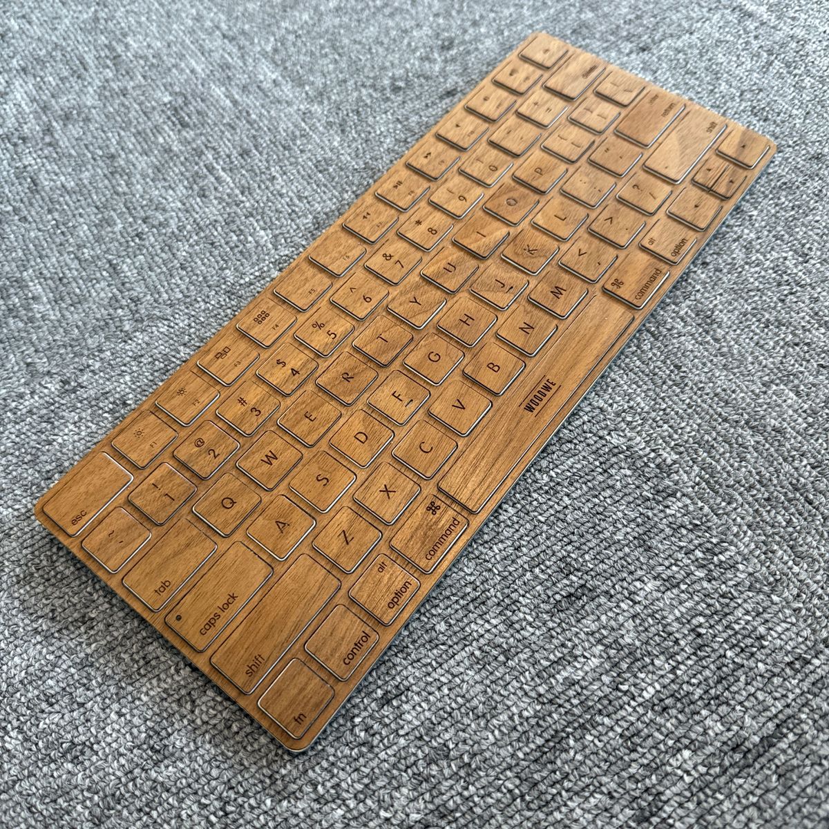 Apple magic Keyboard 木製カスタマイズ　Grovemadeキーボードトレイ　Woodwe スキン