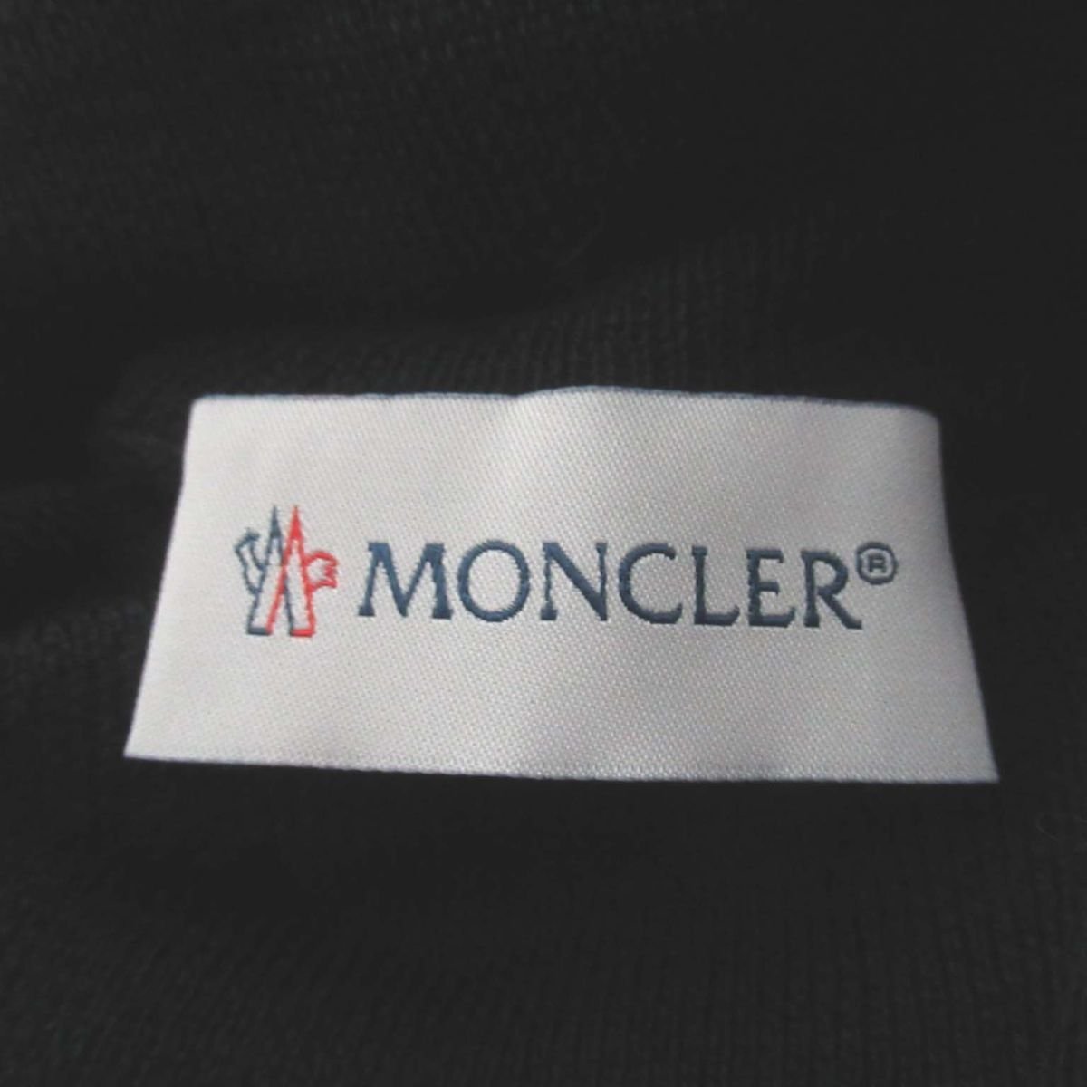 美品 MONCLER モンクレール 2021年モデル CILCLISTA TRICOT 長袖 タートルネック ハイゲージニット セーター Mサイズ ブラック_画像9