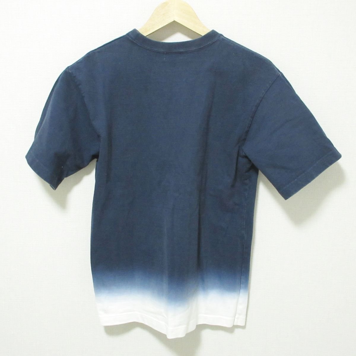  beautiful goods kolor BEACON color beacon gradation short sleeves T-shirt cut and sewn 1 navy × white 112