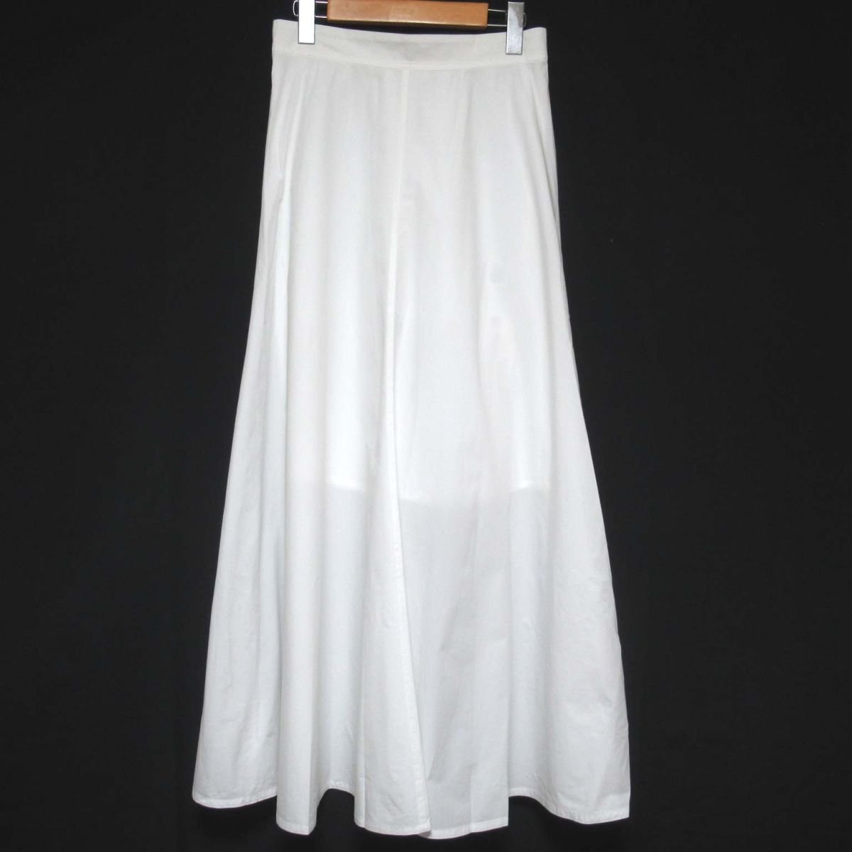 クリーニング済 美品 22SS Deuxieme Classe ドゥーズィエムクラス Flared ロングスカート フレアスカート 36サイズ ホワイト