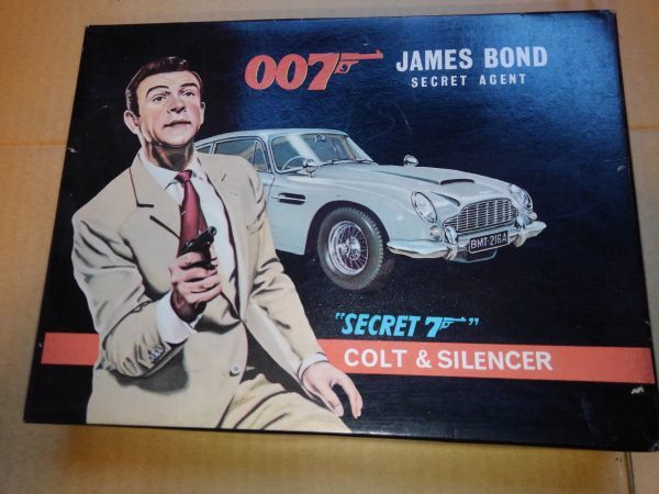 新品未使用 007 ジェームズボンド シークレットコルト 金属製ピストル シークレット7 ケンリック 1960年代 当時物 昭和レトロ
