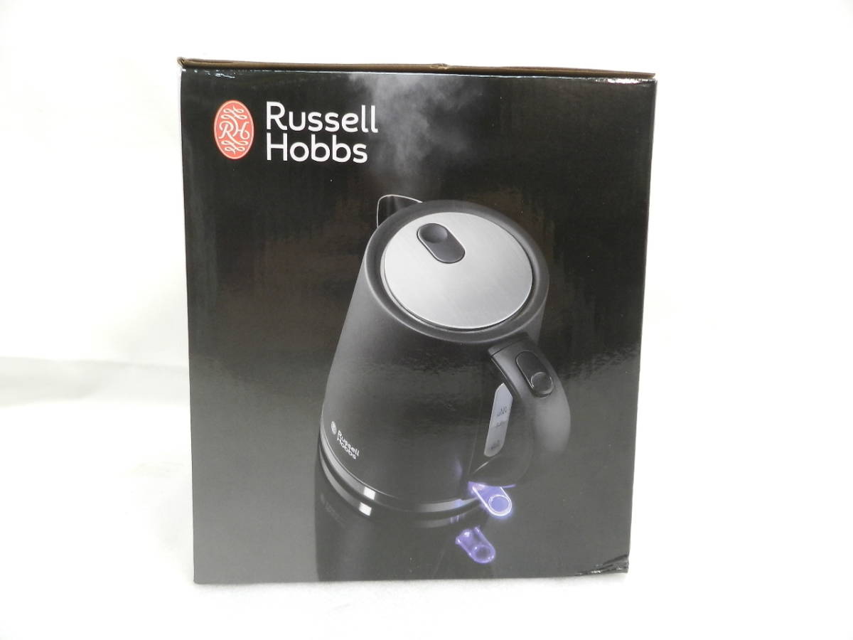 1207 Russell Hobbs ラッセルホブス ベーシックケトル ブラック 7013JP-BK 電気ケトル_画像3