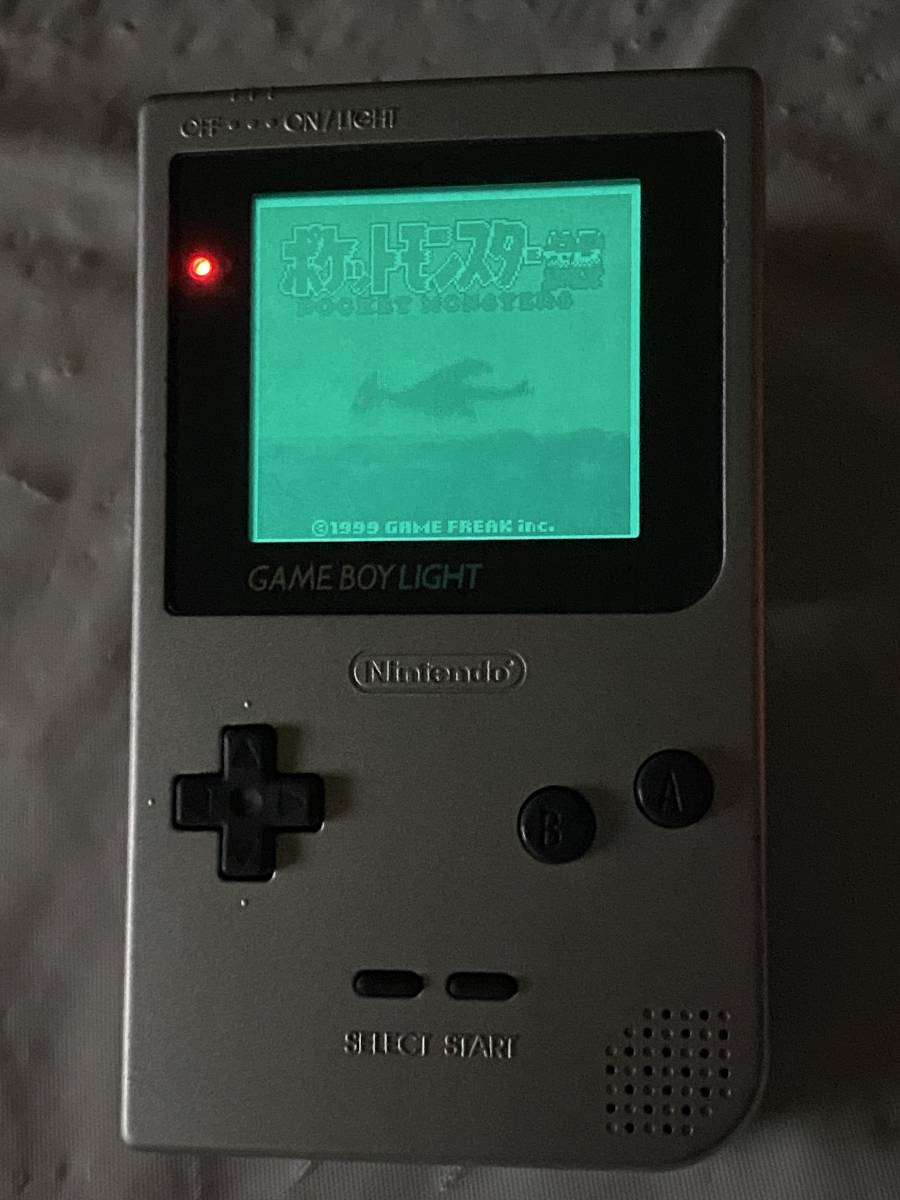 ゲームボーイライト シルバー 動作品 箱・取説付(任天堂 GAME BOY LIGHT NINTENDO_画像2