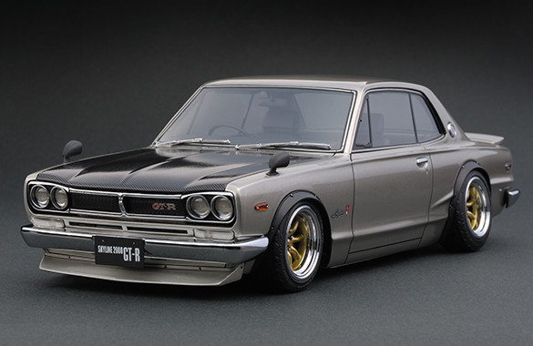 イグニッションモデル IG0043 1/18 Nissan Skyline 2000 GT-R (KPGC10) Silver ニッサン スカイライン GT-R シルバー_画像1