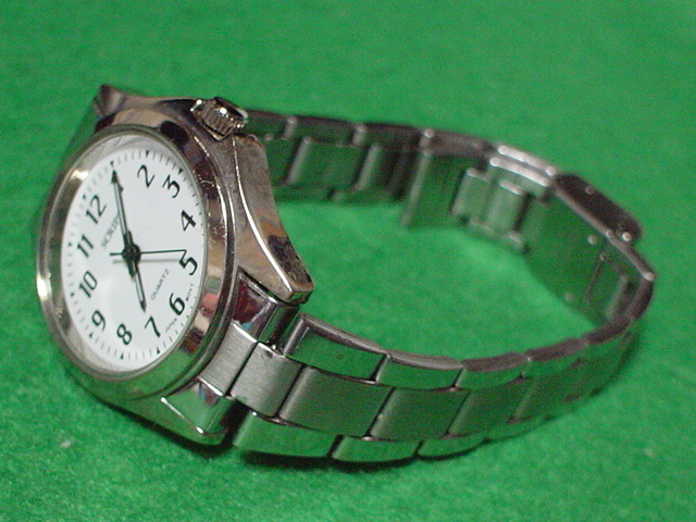 J－AXIS　SCRIPT　３BAR　腕時計　ホワイト_画像2