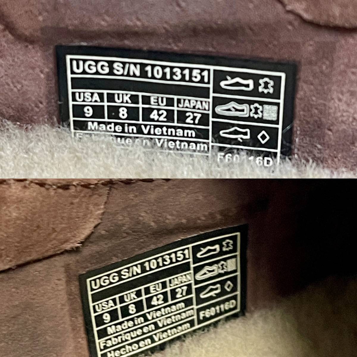 1円〜UGG M HUNLEY 1013151 M/BRTN 27センチ_画像6