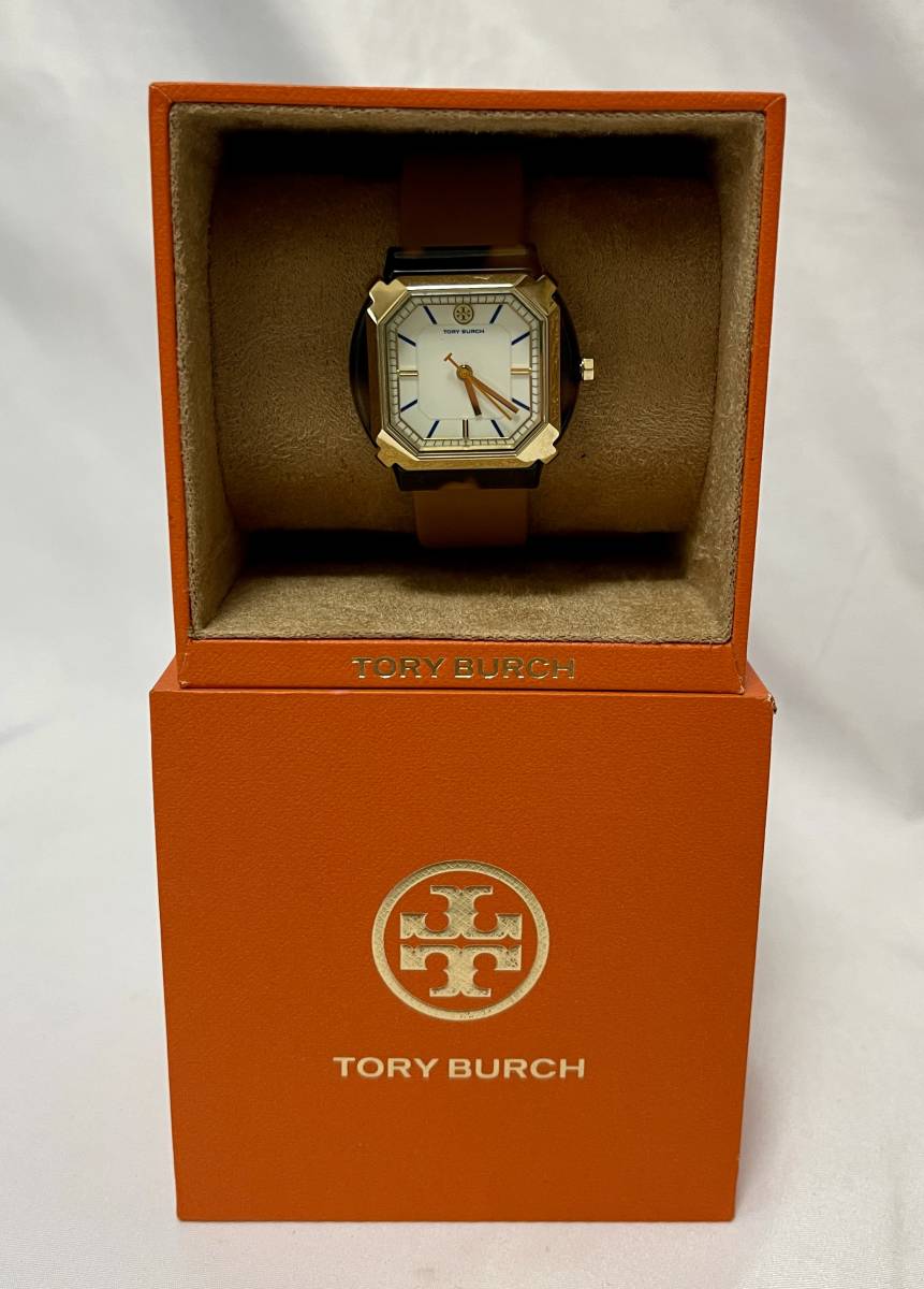 1円〜極美品 TORY BURCH TBW5102 トリーバーチ 腕時計 元箱付_画像9