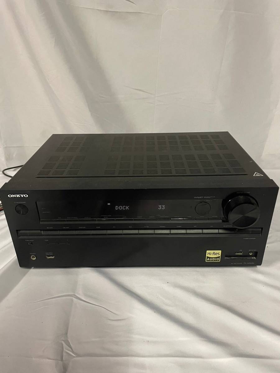 1円〜ONKYO AV RECEIVER MODEL TX-NR636 オンキョー アンプ 通電確認済み_画像1