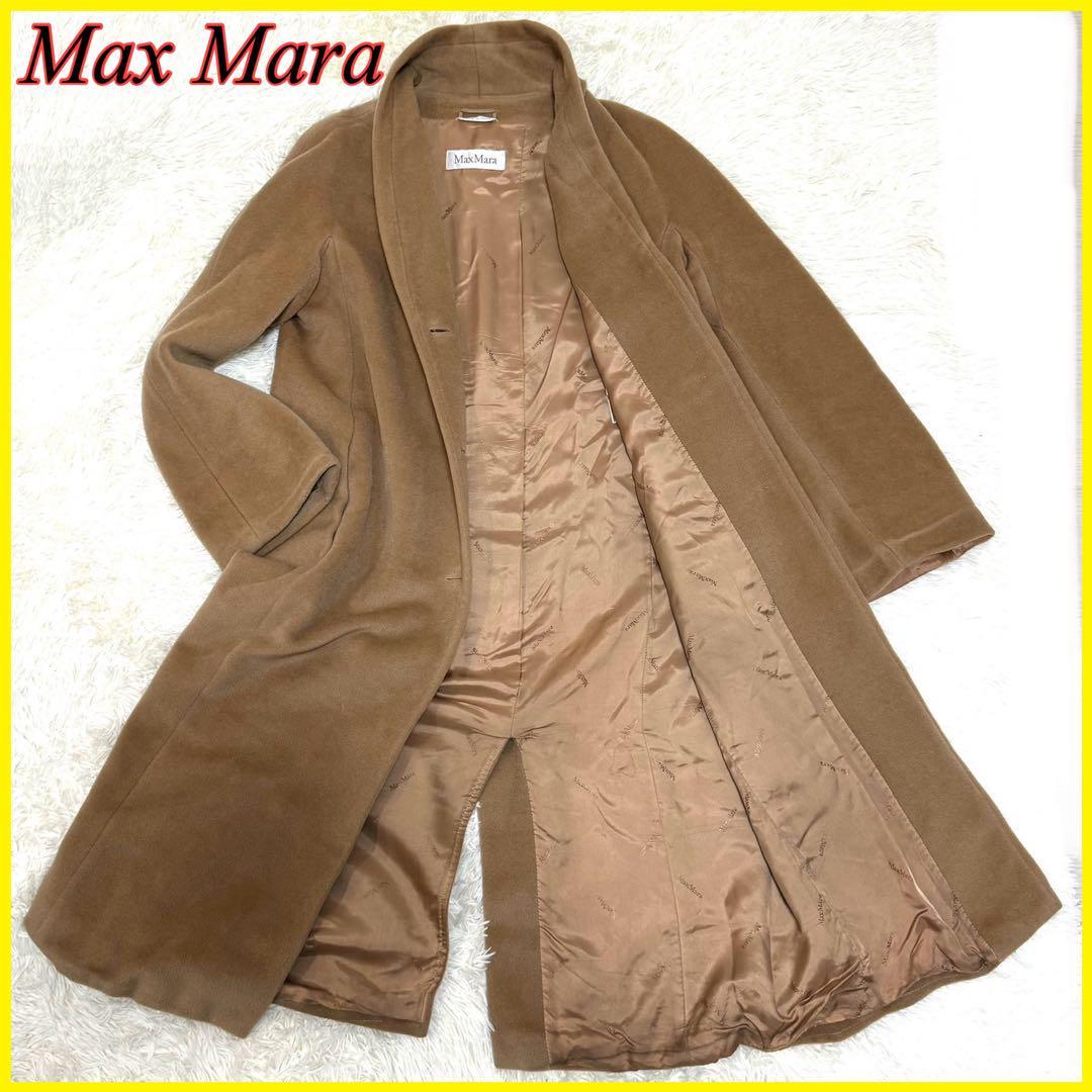 柔らかい Max 【美品】 Mara レディース XL 42 ブラウン カシミヤ入り