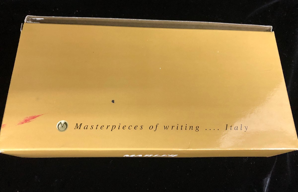 【和の美】 マーレン　マスターピース 万年筆　masterpieces of writing　ブルー　キー　鍵　18K ■ インク 未開封　外箱　説明書_画像10