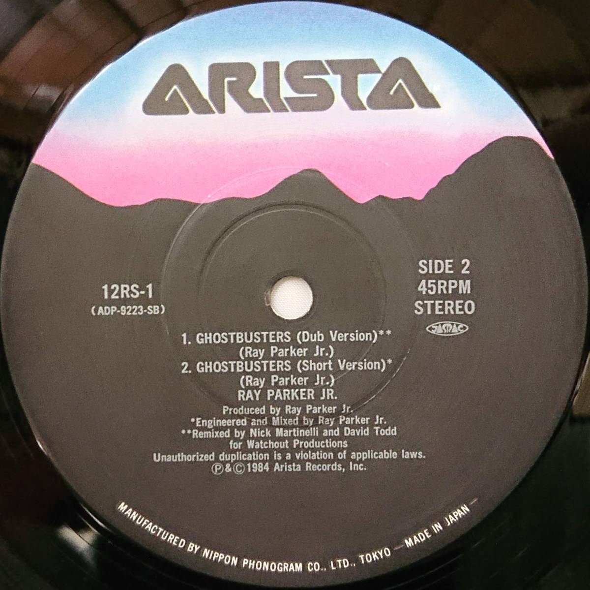 レンタル落ち RAY PARKER JR. : GHOSTBUSTERS ゴーストバスターズ 12EP 帯なし 国内盤 中古 アナログ レコード盤 1984年 12RS-1 M2KDO1295_画像6