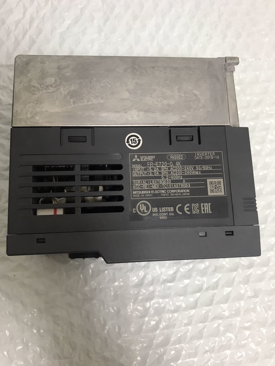 中古美品三菱電機 MITSUBISHI インバーター FR-E720-0.4K動作保証3/6 A-1